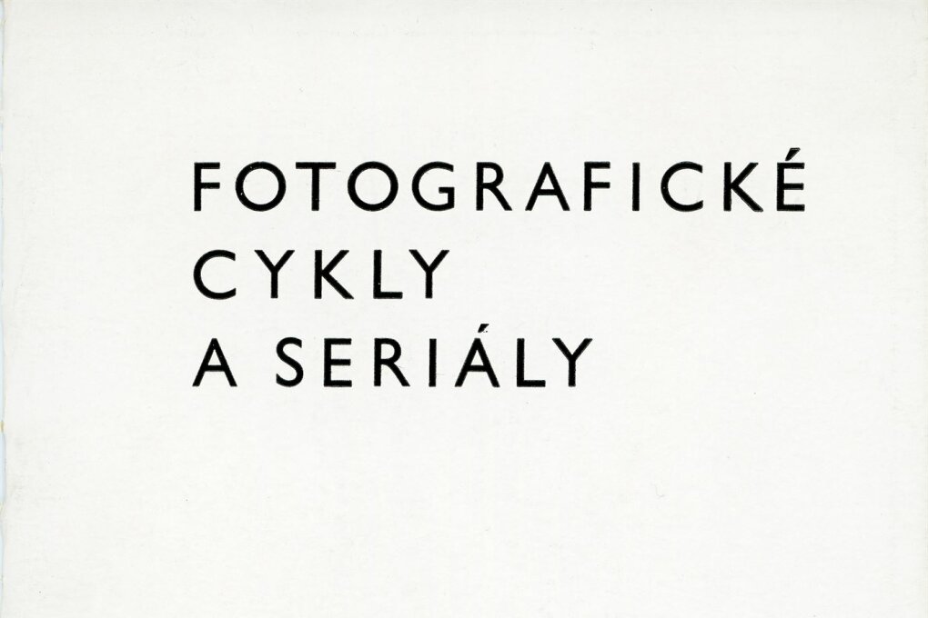 Fotografické cykly a&nbsp;seriály